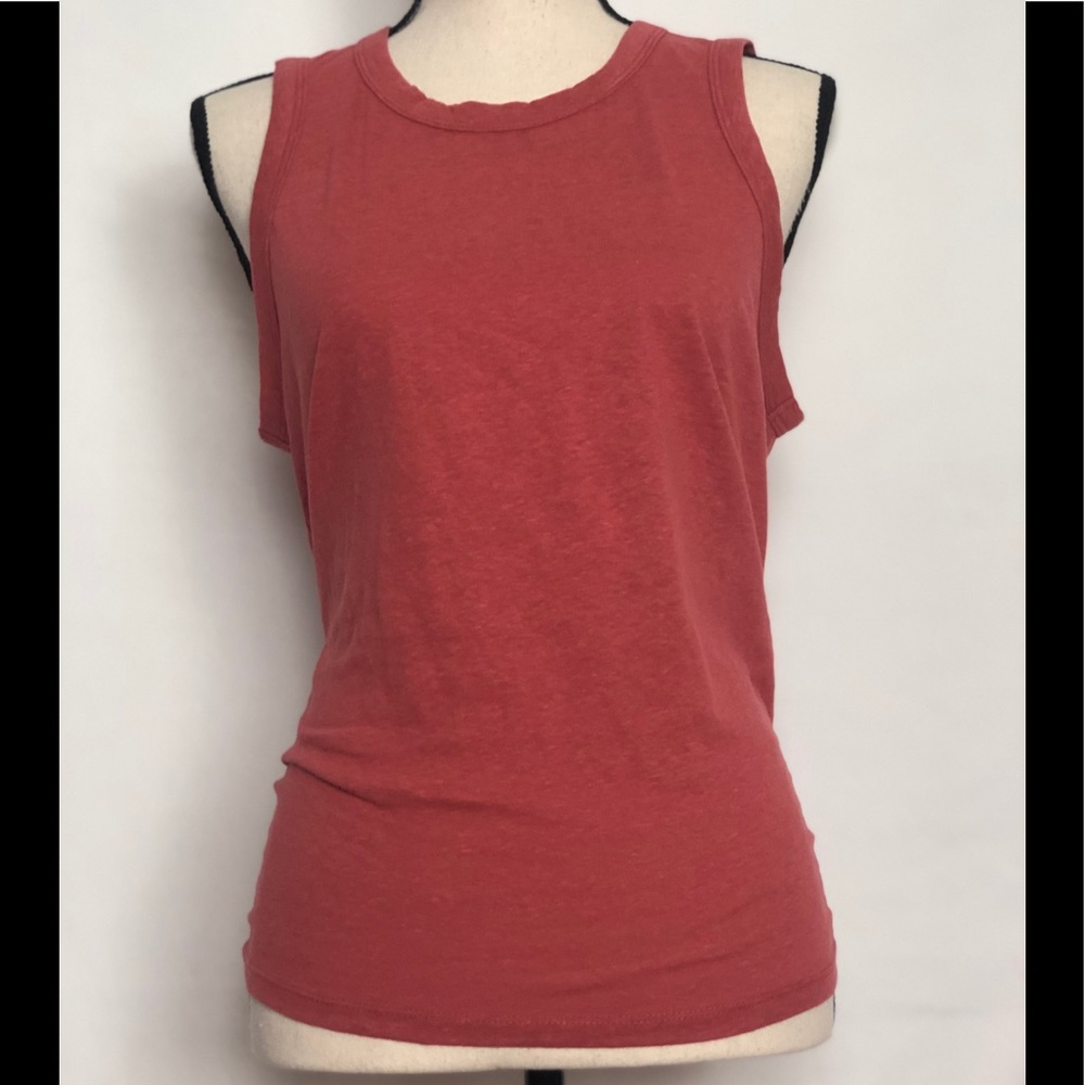 J Crew Crossed Knotted Back Sleeveless Blouse L